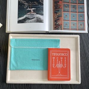 Tiffany & Co. Notebook in Carnelian Orange Leather NEW $165